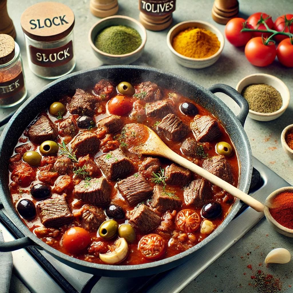 beef chunks pan