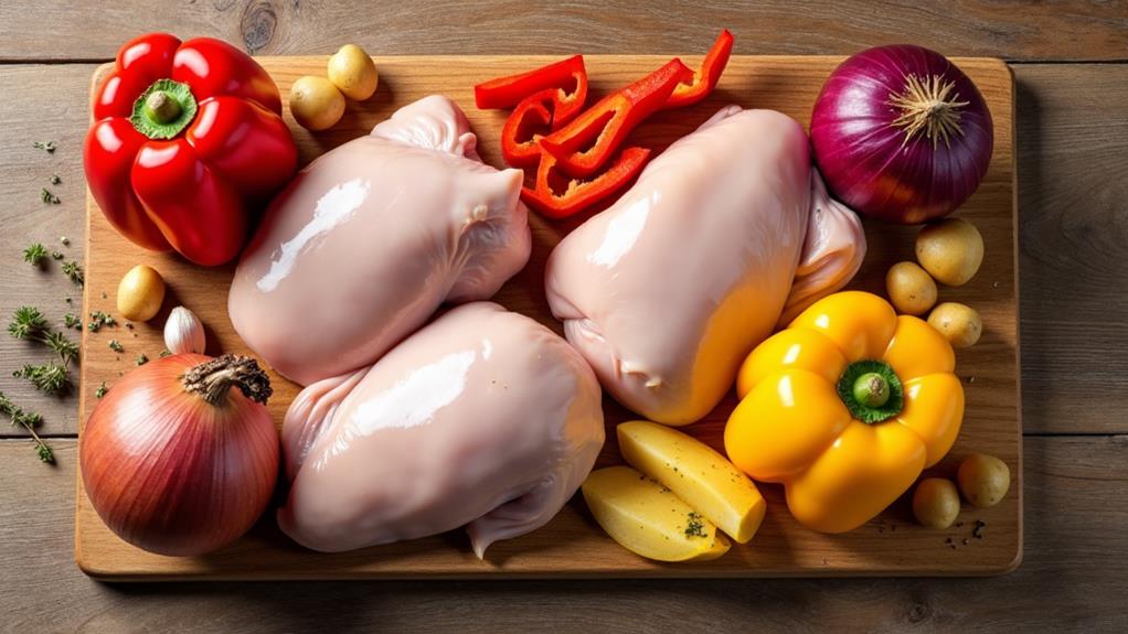 sheet pan chicken ingredients