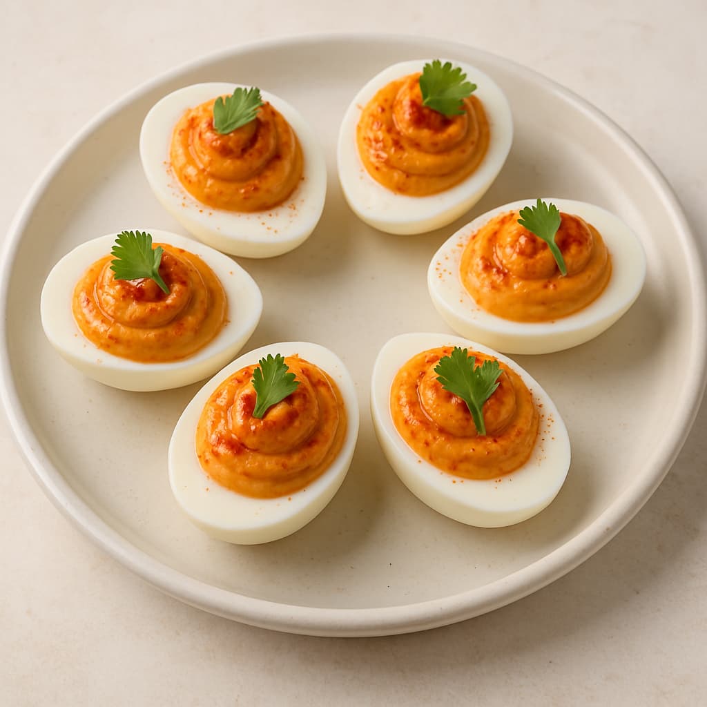 spicy deviled eggs