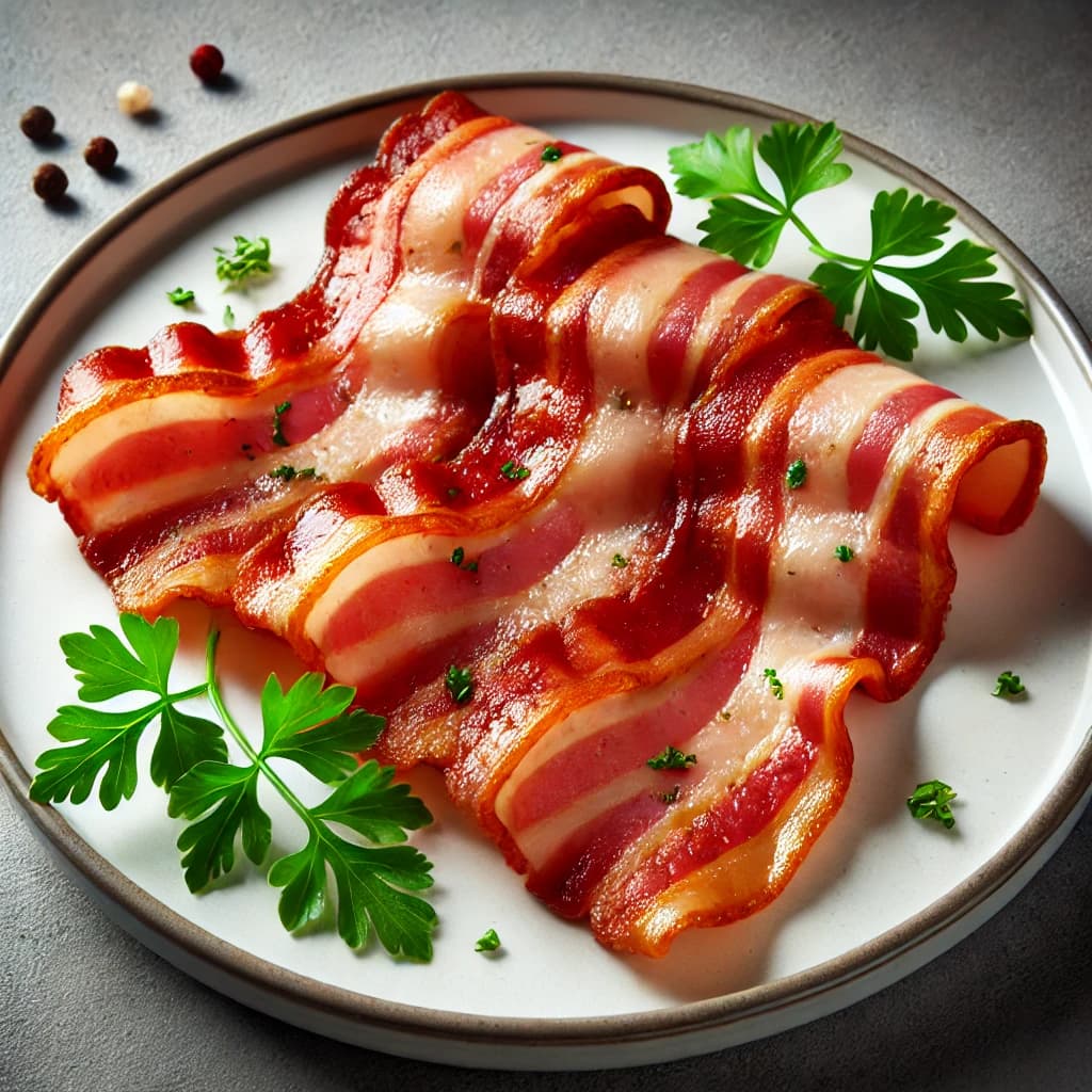cooked bacon