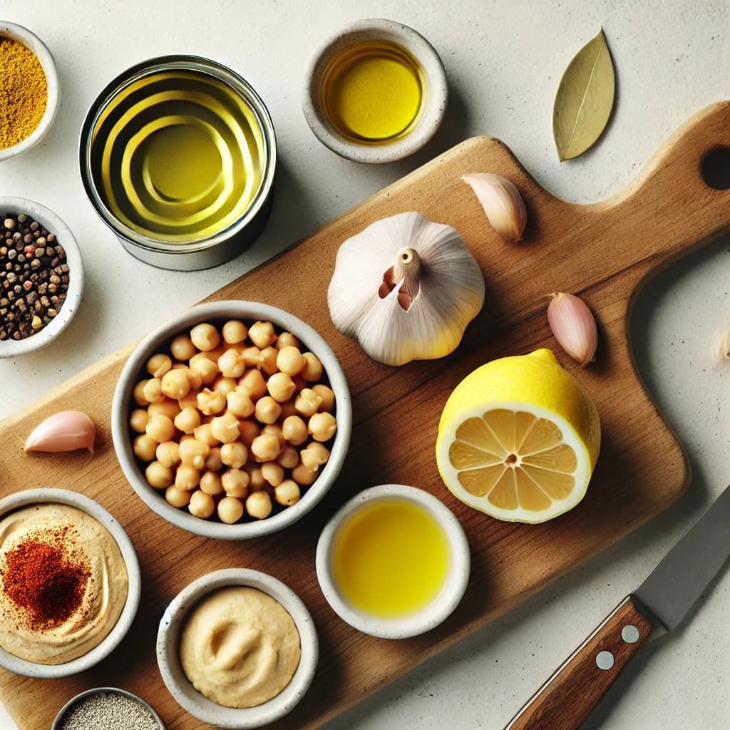 hummus with veggies ingredients