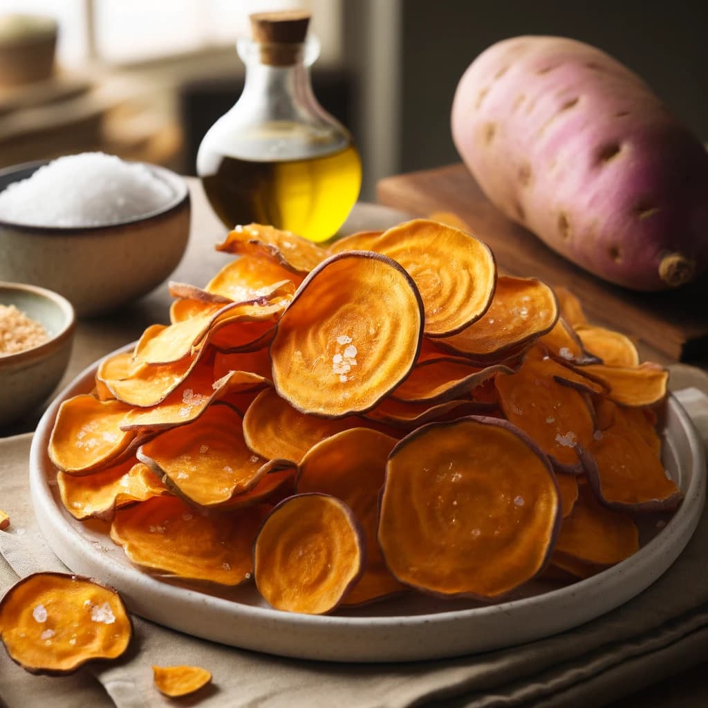 sweet poatoe chips