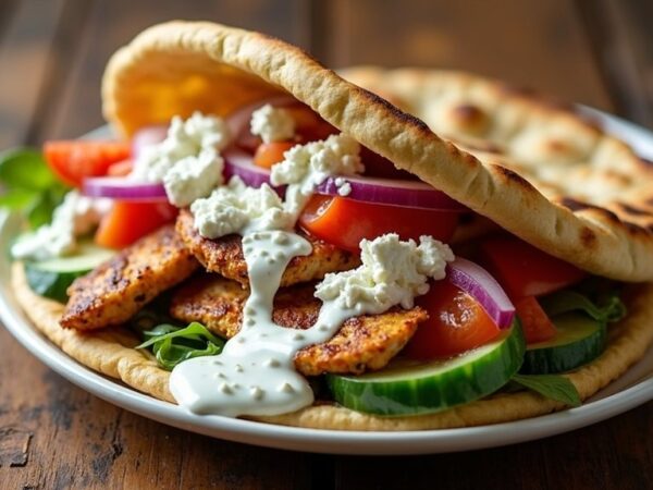 Greek Chicken Pita