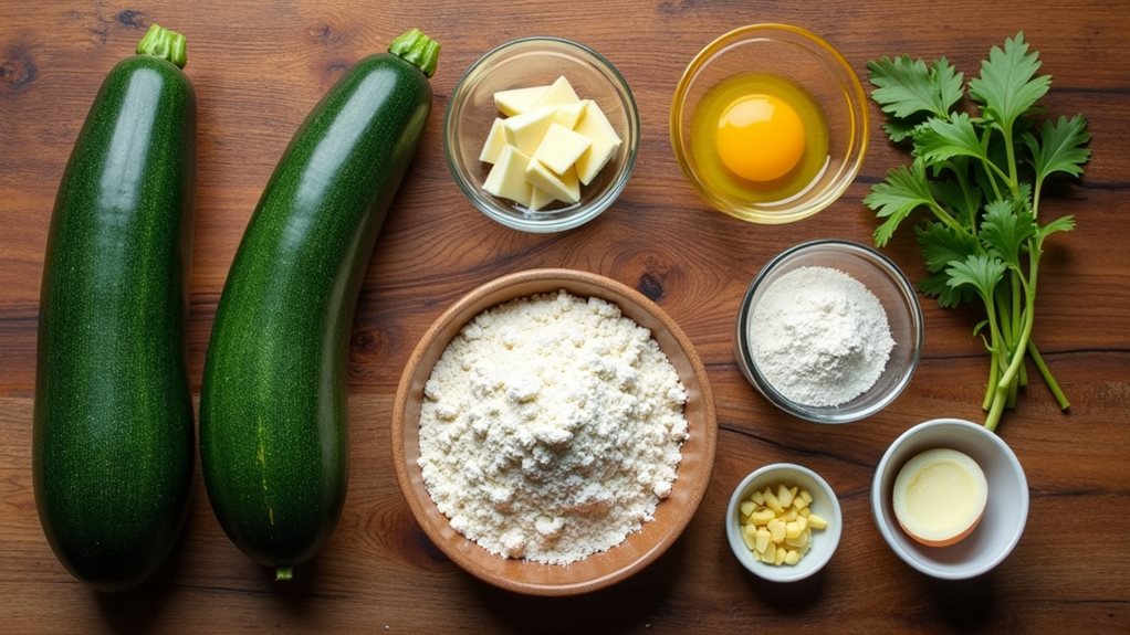 zucchini frittes ingredients